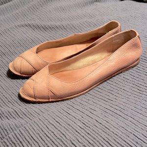Blush colored flats
